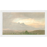 "Hudson River School - Clouds Over the Hills 1865" Framed Art Print