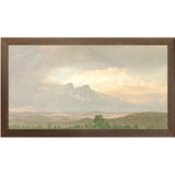 "Hudson River School - Clouds Over the Hills 1865" Framed Art Print
