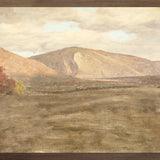 "Hudson River School - Mount Katahdin 1870" Framed Art Print