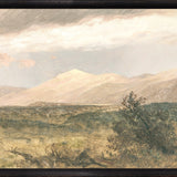 "Hudson River School - Catskills at Sunset 1870" Framed Art Print