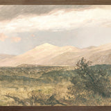 "Hudson River School - Catskills at Sunset 1870" Framed Art Print
