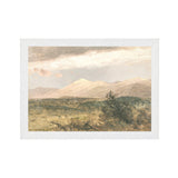 "Hudson River School - Catskills at Sunset 1870" Framed Art Print
