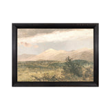 "Hudson River School - Catskills at Sunset 1870" Framed Art Print