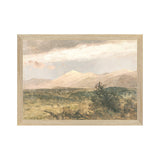 "Hudson River School - Catskills at Sunset 1870" Framed Art Print