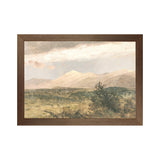 "Hudson River School - Catskills at Sunset 1870" Framed Art Print