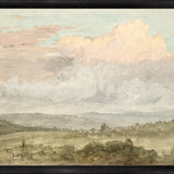 "Hudson River School - Hudson Valley Clouds 1870" Framed Art Print