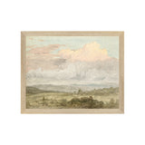 "Hudson River School - Hudson Valley Clouds 1870" Framed Art Print