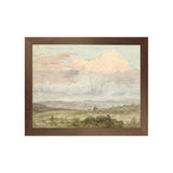 "Hudson River School - Hudson Valley Clouds 1870" Framed Art Print