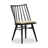 Lewis Windsor Chair with Cushion, Black