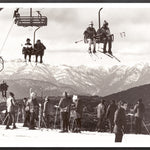 "Ski Lift C.1966" Framed Art Print ARTWORK - framed print Celadon Art Medium