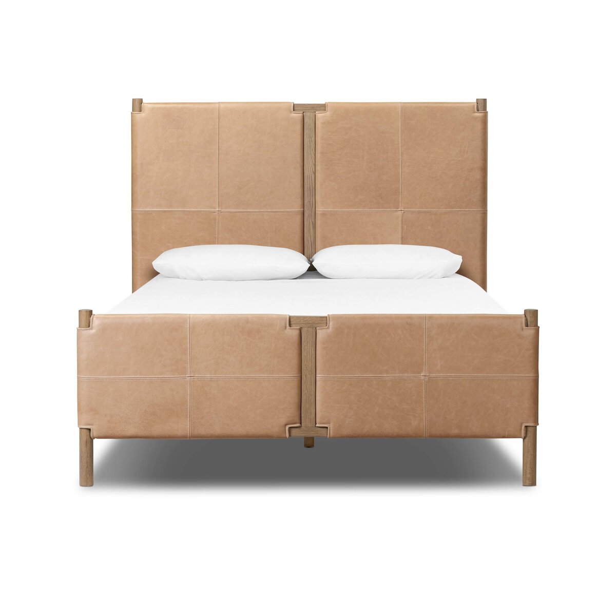 Salado Bed FURNITURE - bed Four Hands Queen Palermo Nude