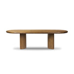 Paden Extension Dining Table FURNITURE - dining table Four Hands Seasoned Brown Acacia