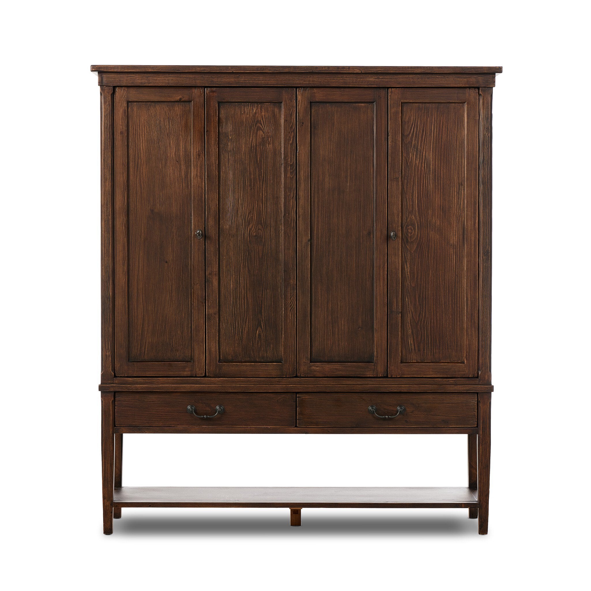 Brimley Wide Cabinet FURNITURE - cabinets Four Hands