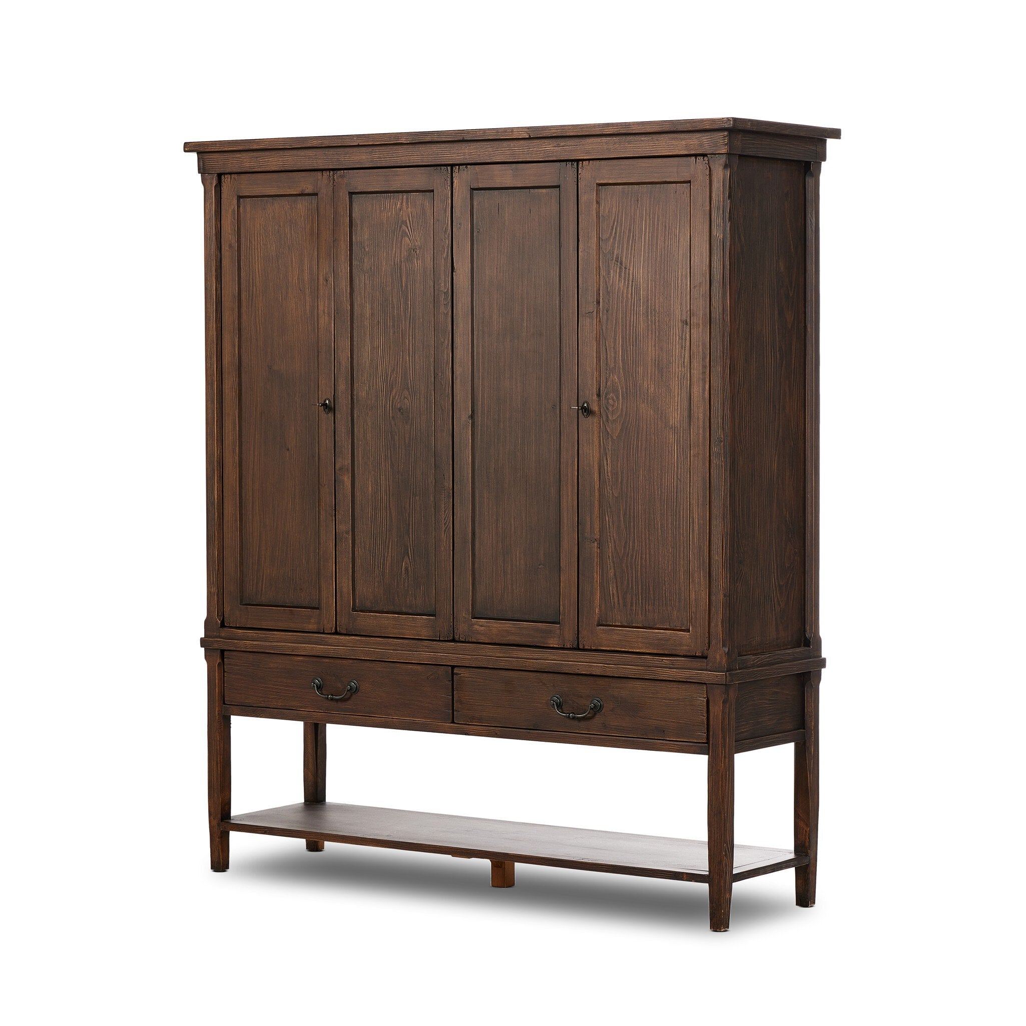 Brimley Wide Cabinet FURNITURE - cabinets Four Hands