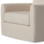 Hampton Slipcover Swivel Chair FURNITURE - lounge chair Four Hands