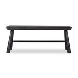 Lorik Desk FURNITURE - desks Four Hands Worn Black Acacia