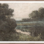 "Summer Pond C.1891" Framed Art Print ARTWORK - framed print Celadon Art Large Glass Framed