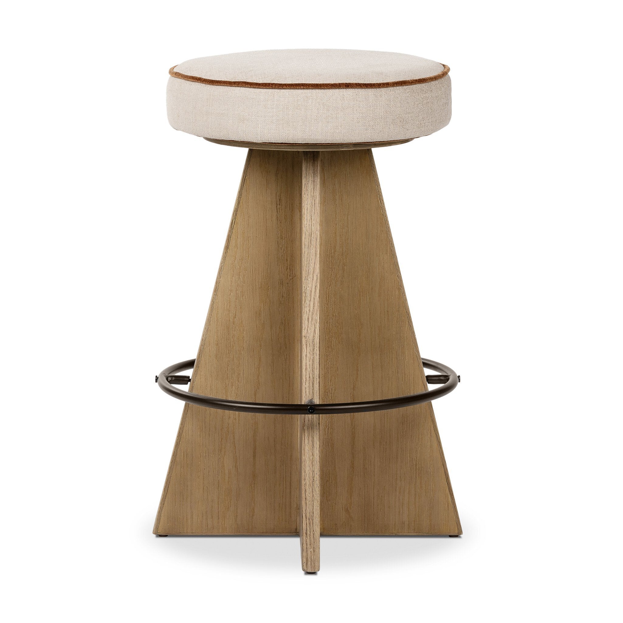 Damon Swivel Counter Stool FURNITURE - bar/counter stool Four Hands