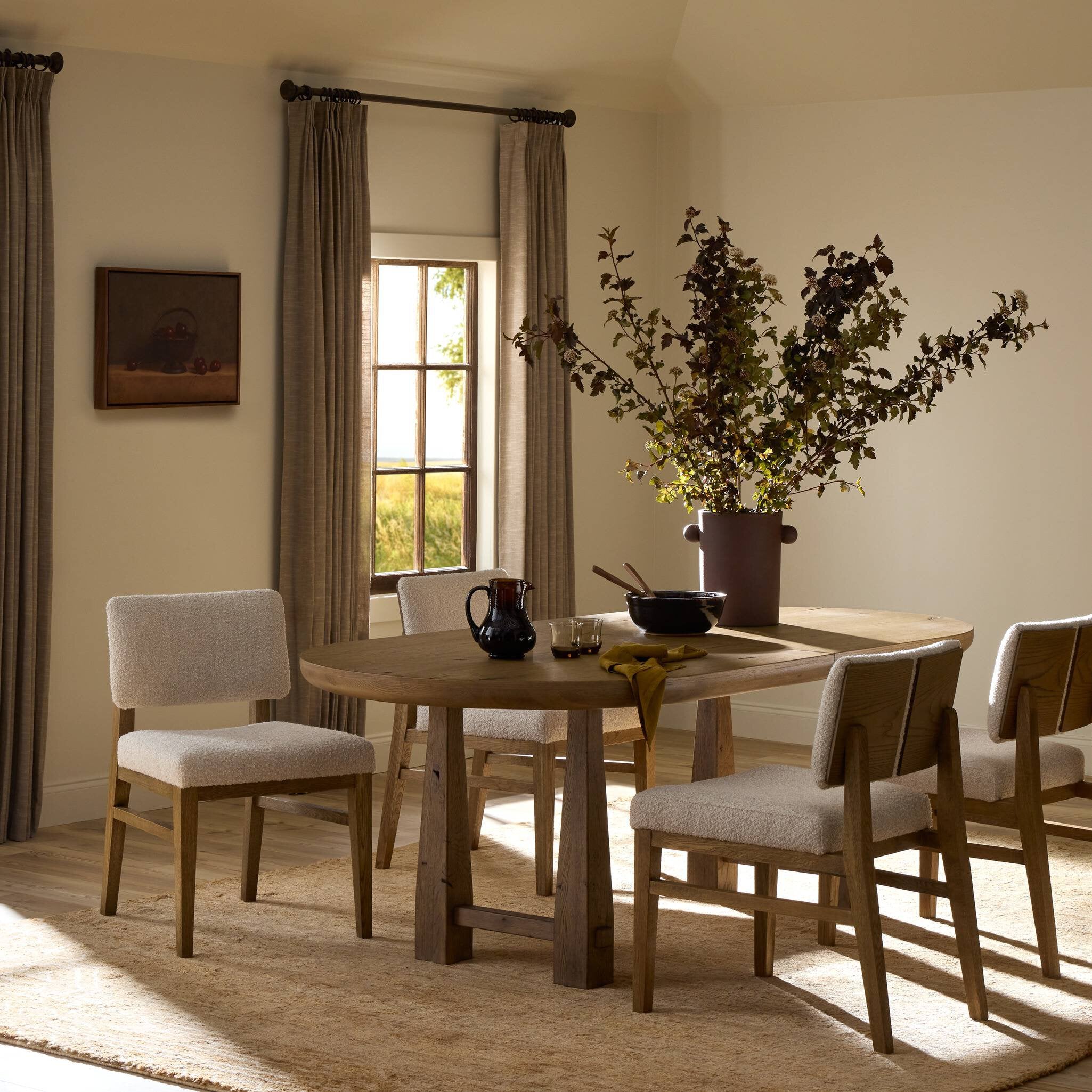 Godric Oval Extension Dining Table