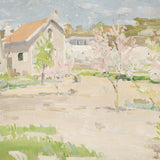 "Spring Village" Framed Art Print ARTWORK - framed print Celadon Art Gallery Wrap Canvas