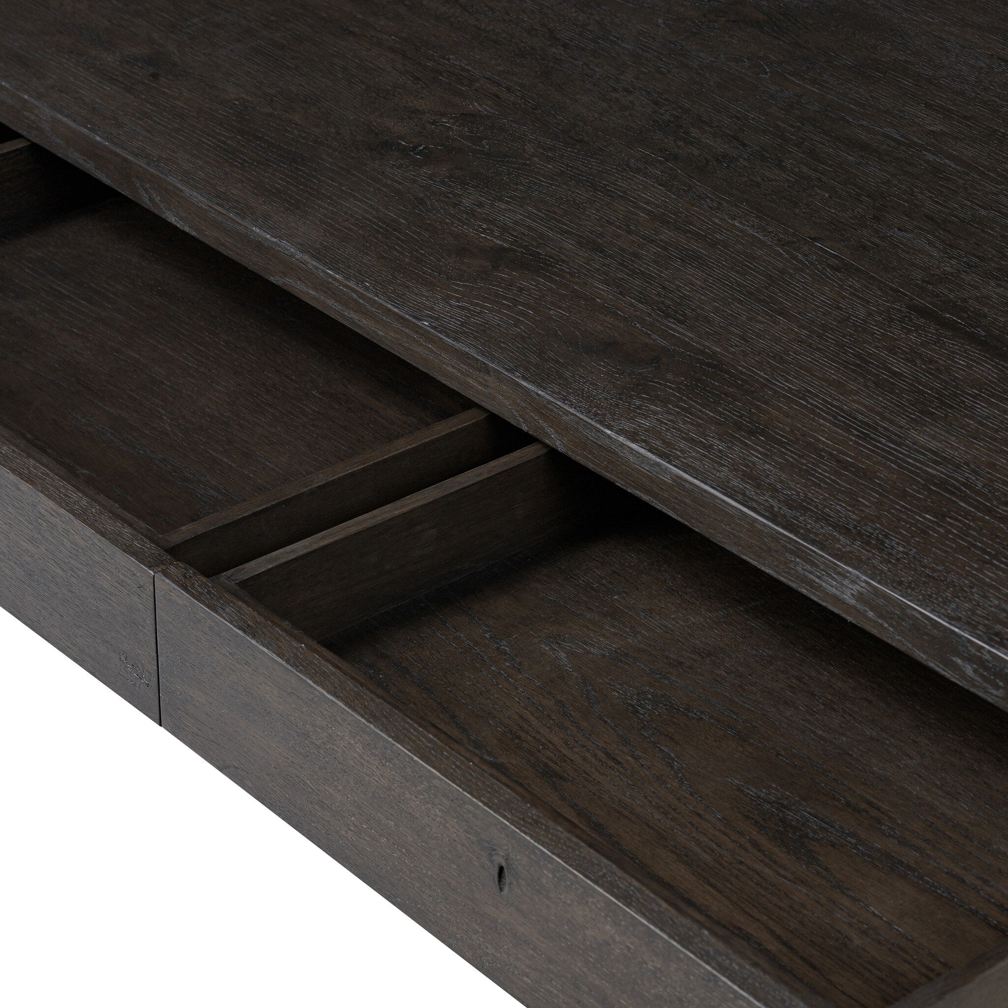 Edison Desk - Smoked Black Veneer Desks Four Hands