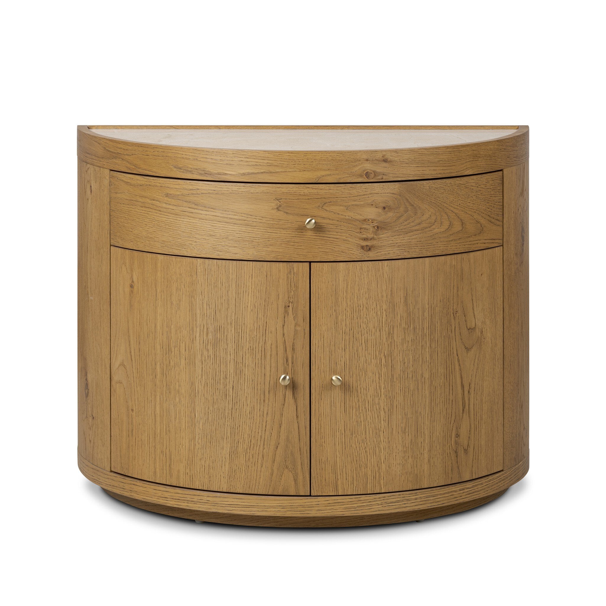 Ashton Nightstand, Cream Marble