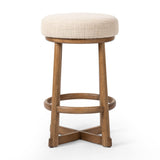 Staria Swivel Stool FURNITURE - bar/counter stool Four Hands Saxon Sand