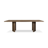 Pershing Dining Table FURNITURE - dining table Four Hands Weathered Acacia Veneer