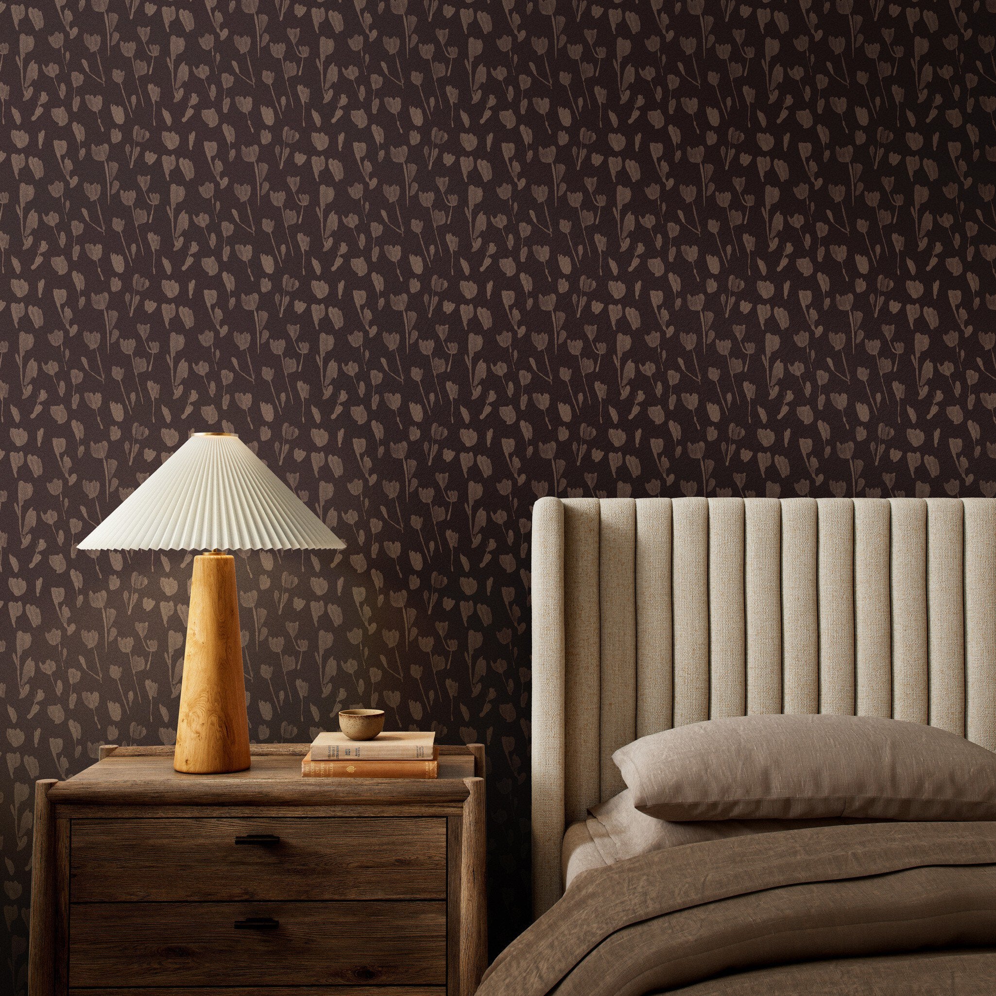 Wild Flowers I Wallpaper by Roseanne Kenny WALLPAPER - pattern Four Hands