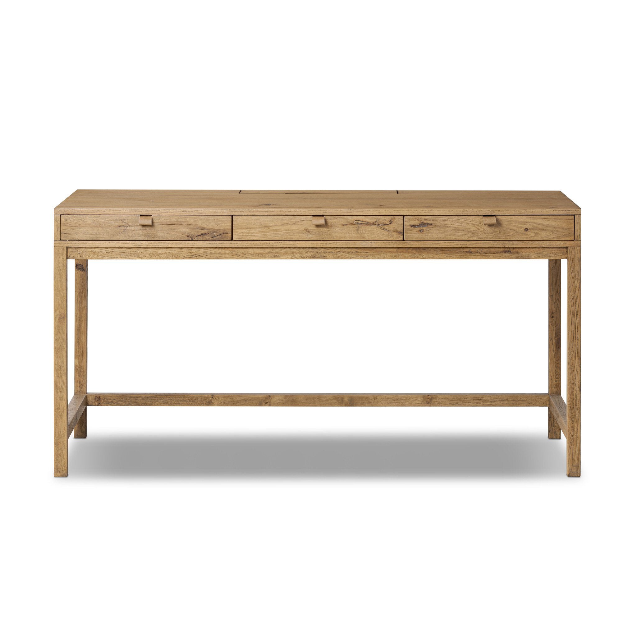 Tula Writing Desk, Worn Oak Veneer