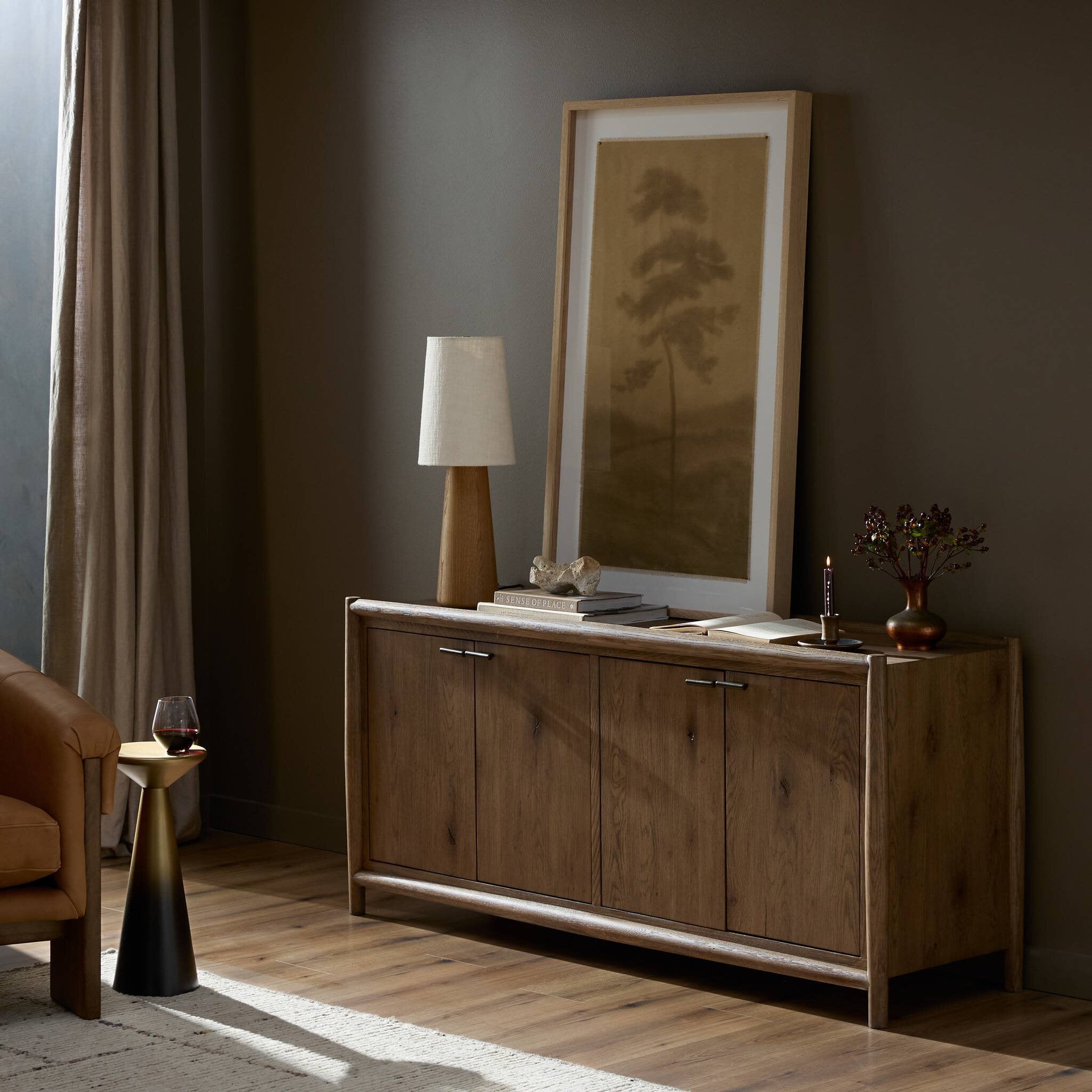 Glenview 4 Door Sideboard FURNITURE - sideboard Four Hands