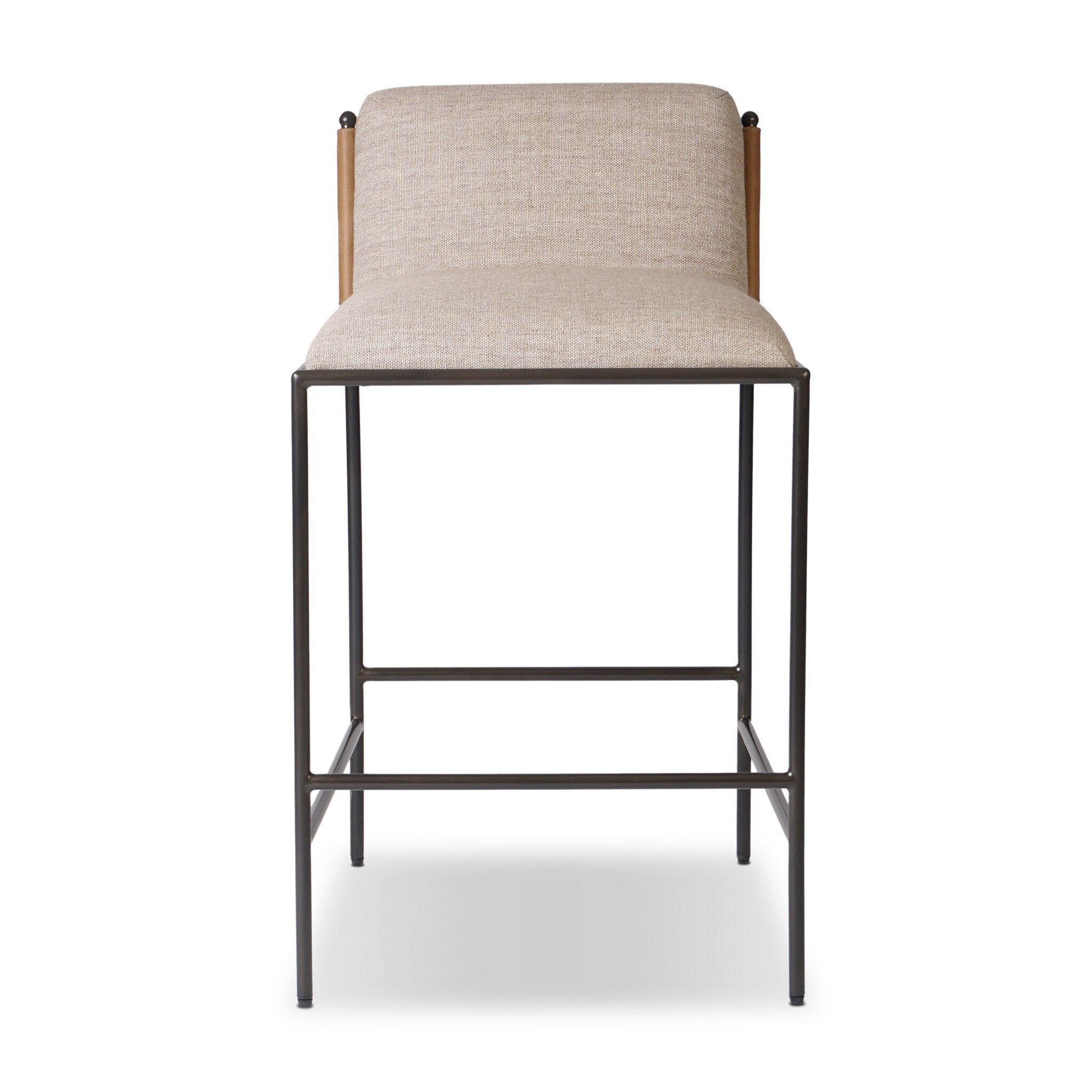 Elba Counter Stool FURNITURE - bar/counter stool Four Hands Alcala Wheat