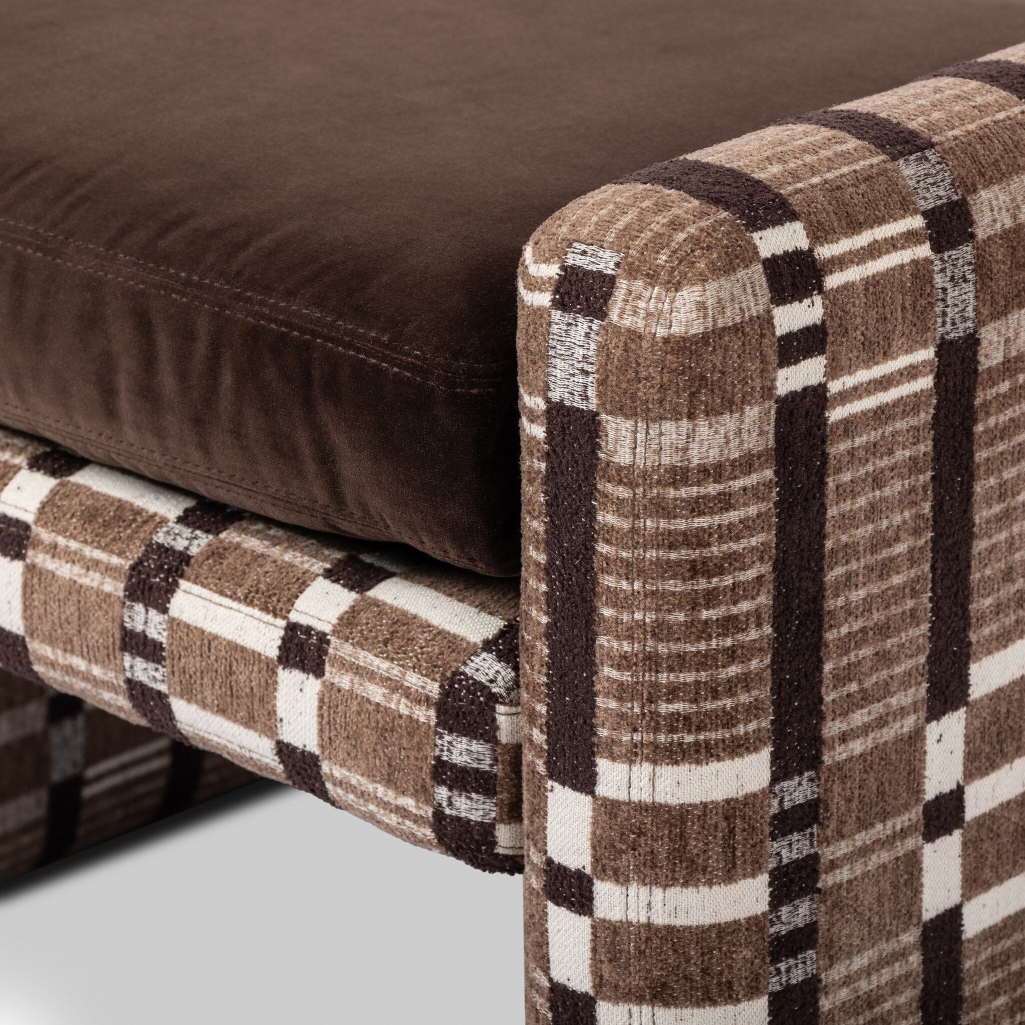 Serena Ottoman FURNITURE - ottoman Four Hands