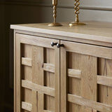 Alessio Media Console FURNITURE - console table Four Hands