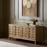 Alessio Media Console FURNITURE - console table Four Hands