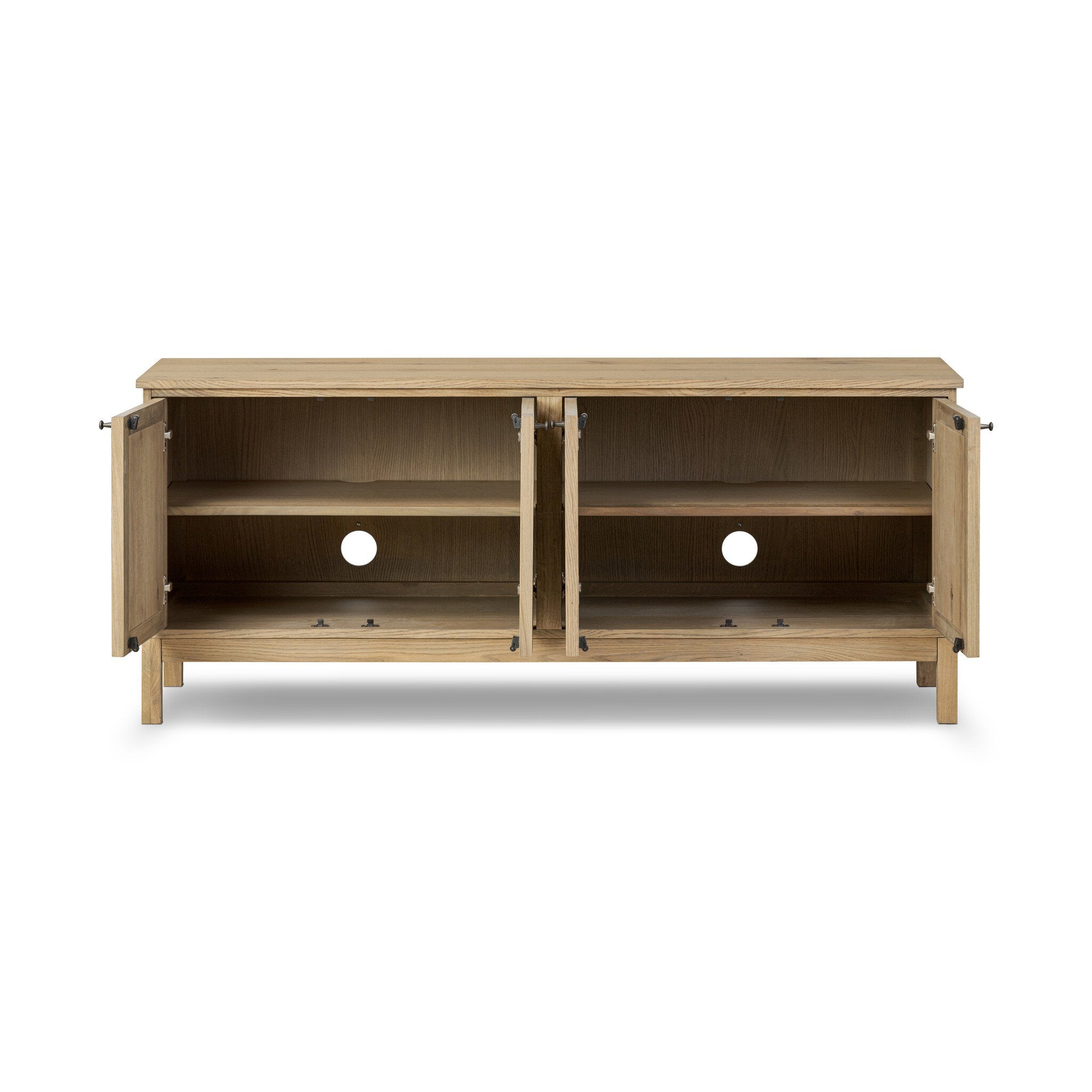 Alessio Media Console FURNITURE - console table Four Hands