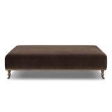 Harlin Cocktail Ottoman FURNITURE - ottoman Four Hands Surrey Cocoa