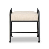 Leona Accent Stool FURNITURE - ottomans Four Hands