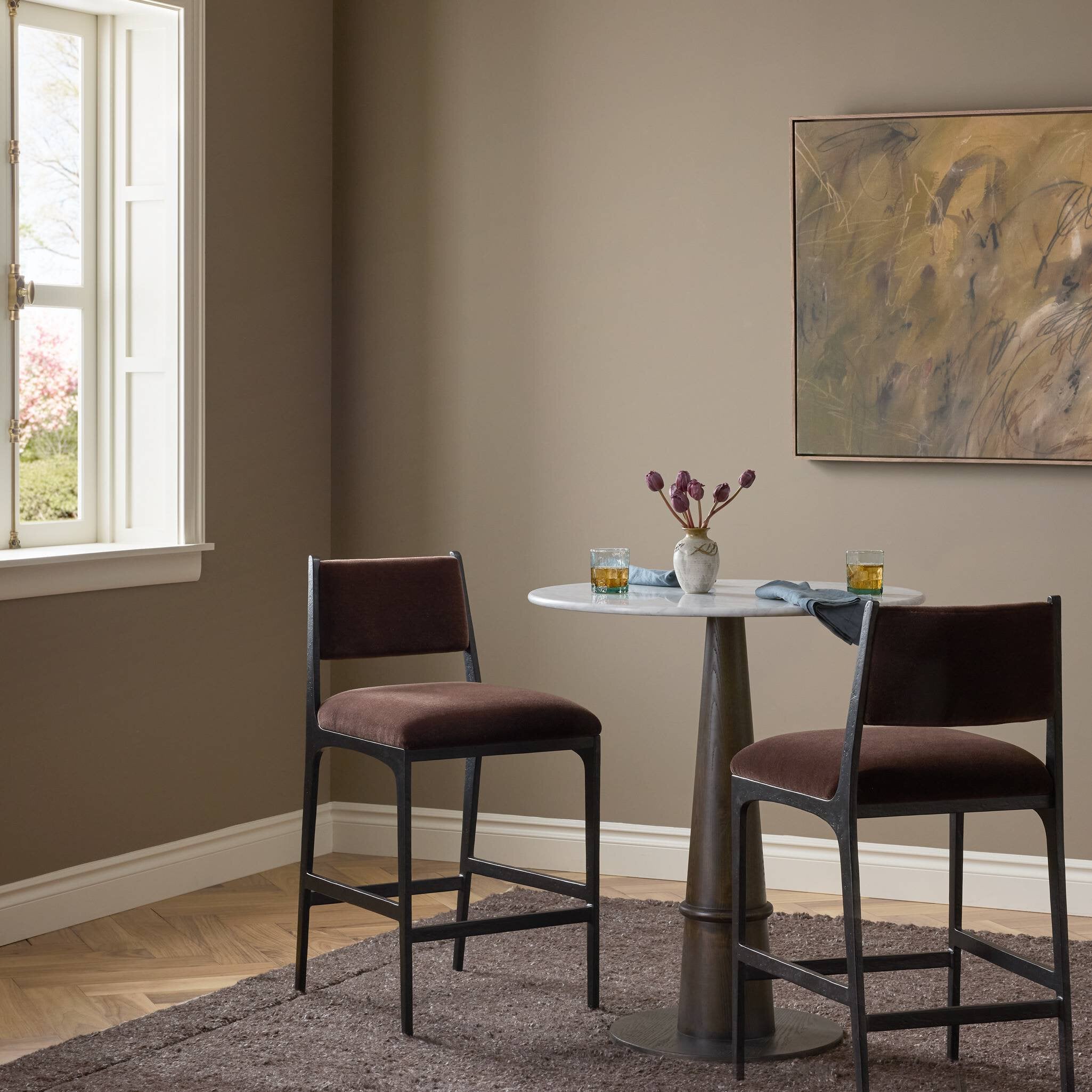Valeene Bar + Counter Stool FURNITURE - bar/counter stool Four Hands