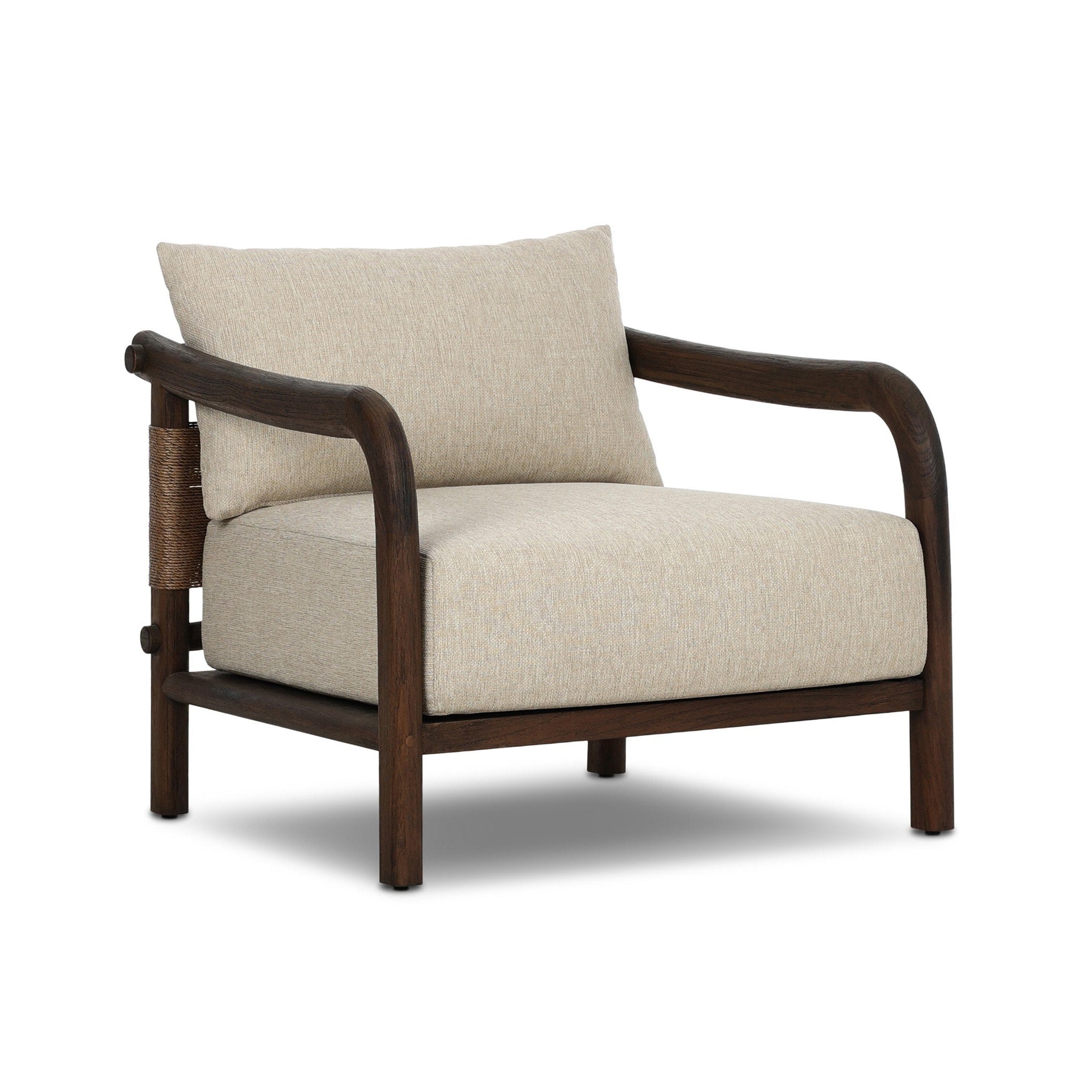 Boda Outdoor Chair FURNITURE - chairs Four Hands Ellor Beige