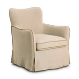 Devon Slipcover Swivel Chair