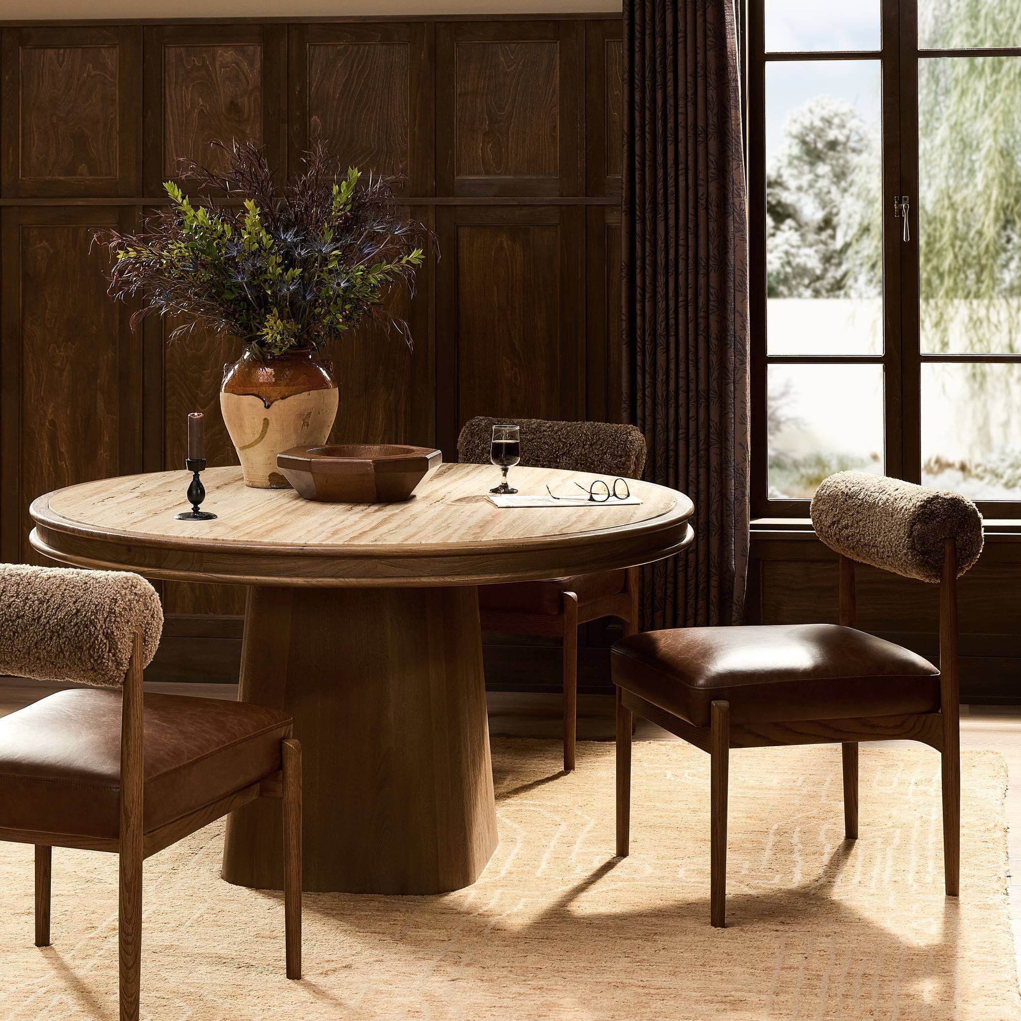 Bourne Dining Table FURNITURE - dining table Four Hands