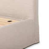 Oasley Slipcover Bed FURNITURE - beds Four Hands