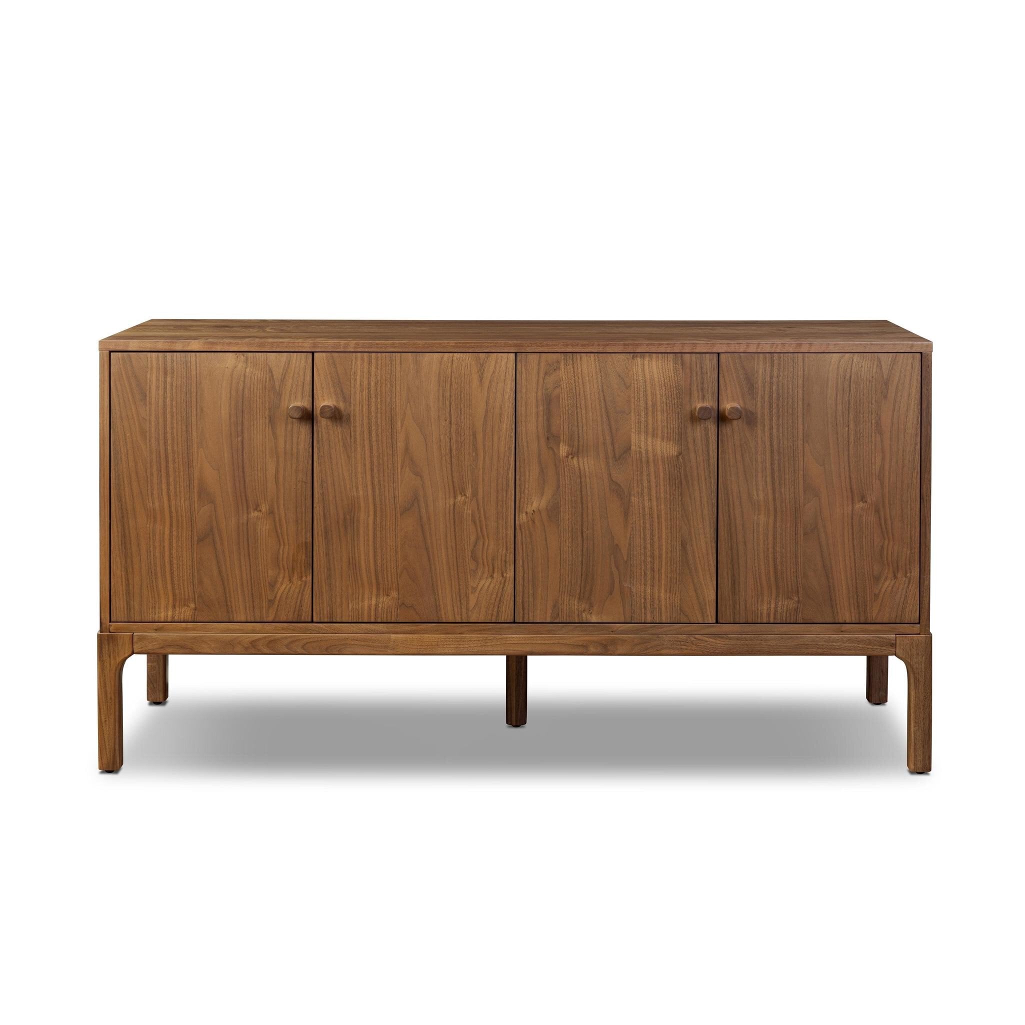 Arturo 4 Door Sideboard FURNITURE - sideboard Four Hands Natural Walnut