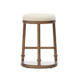 Royce Backless Stool FURNITURE - stools Four Hands