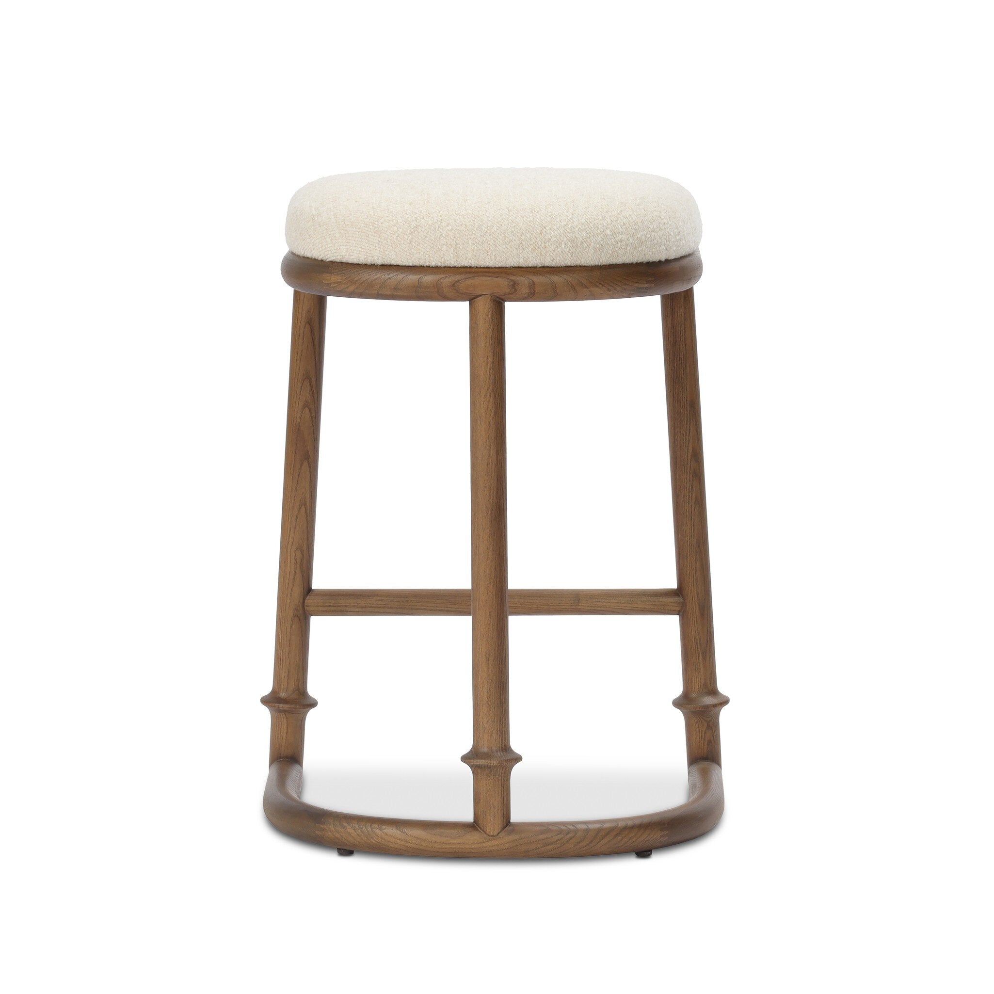 Royce Backless Stool FURNITURE - stools Four Hands