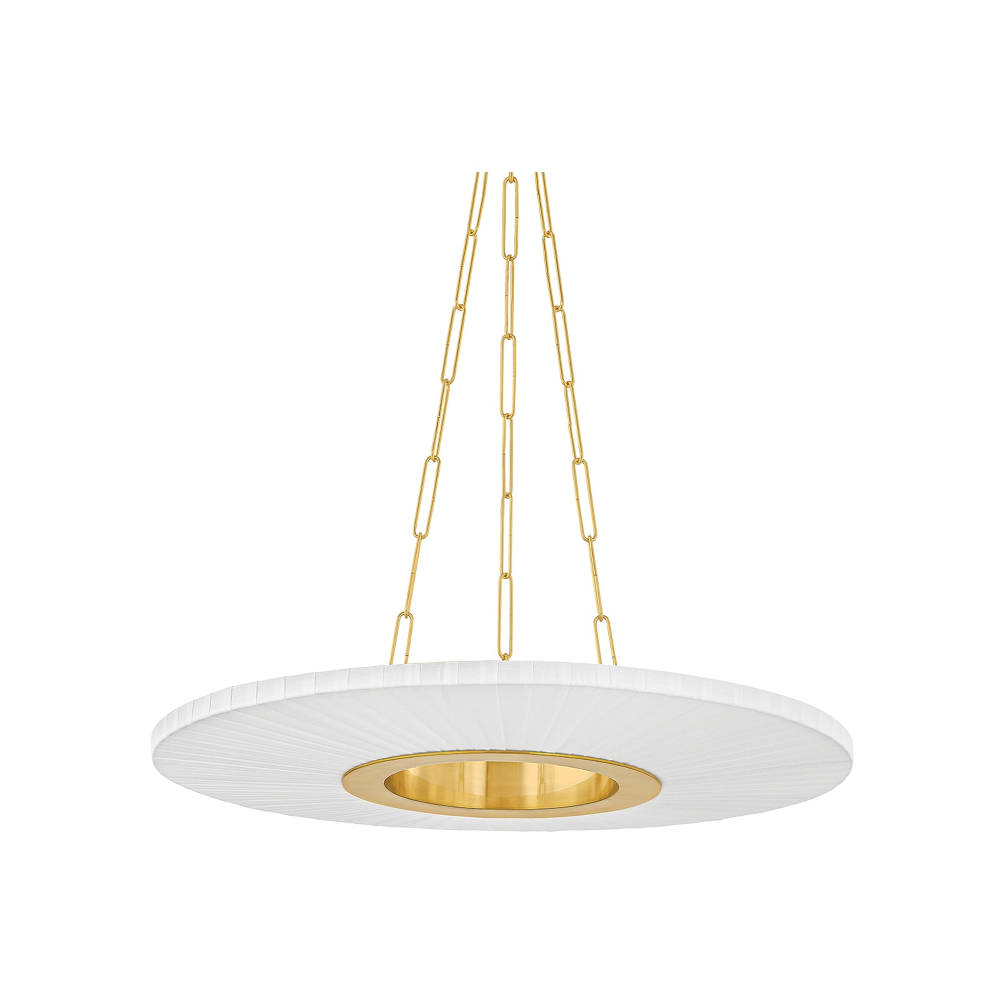 Prattsburgh Chandelier, Aged Brass Small