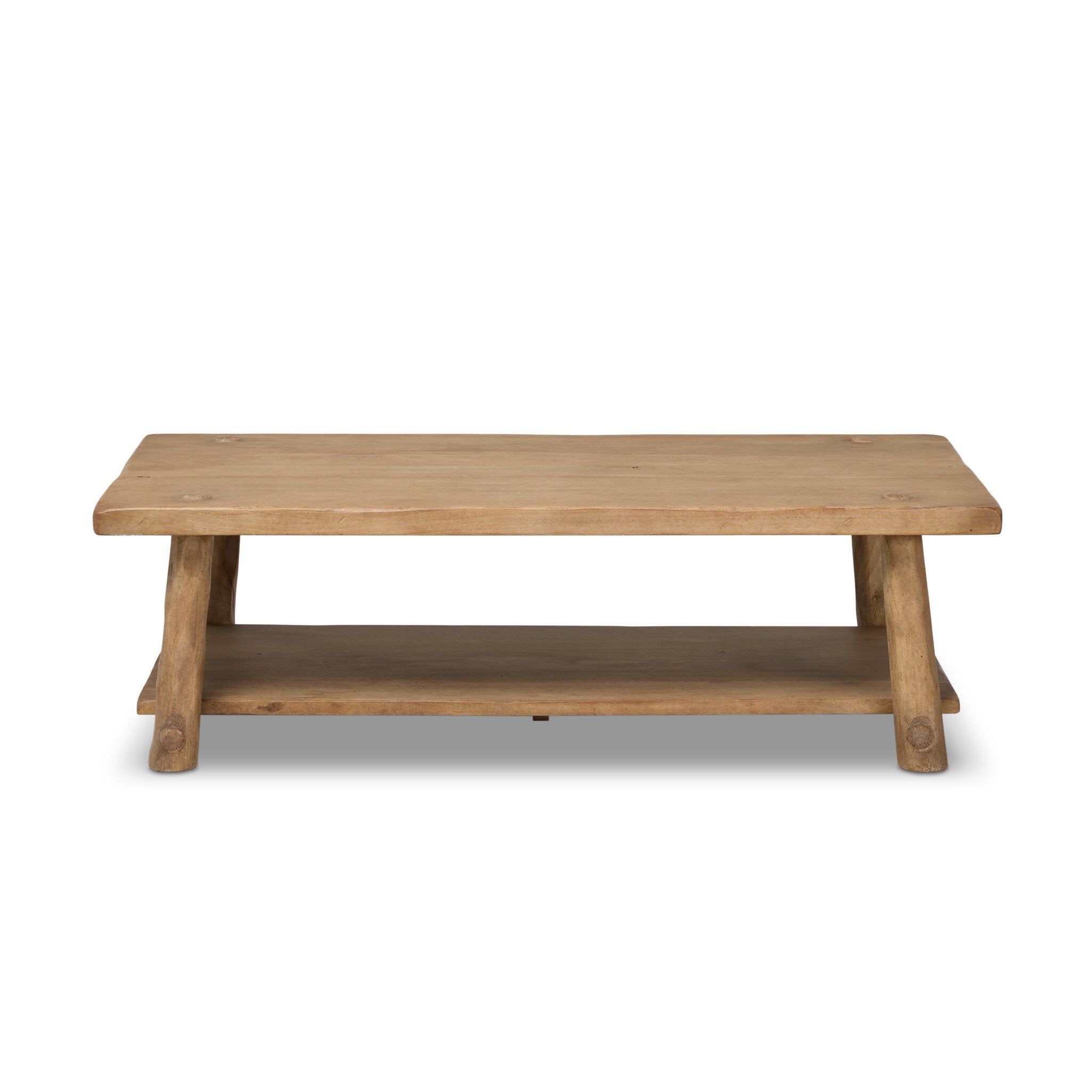 Hasia Coffee Table FURNITURE - coffee table Four Hands Light Mixed Reclaimed