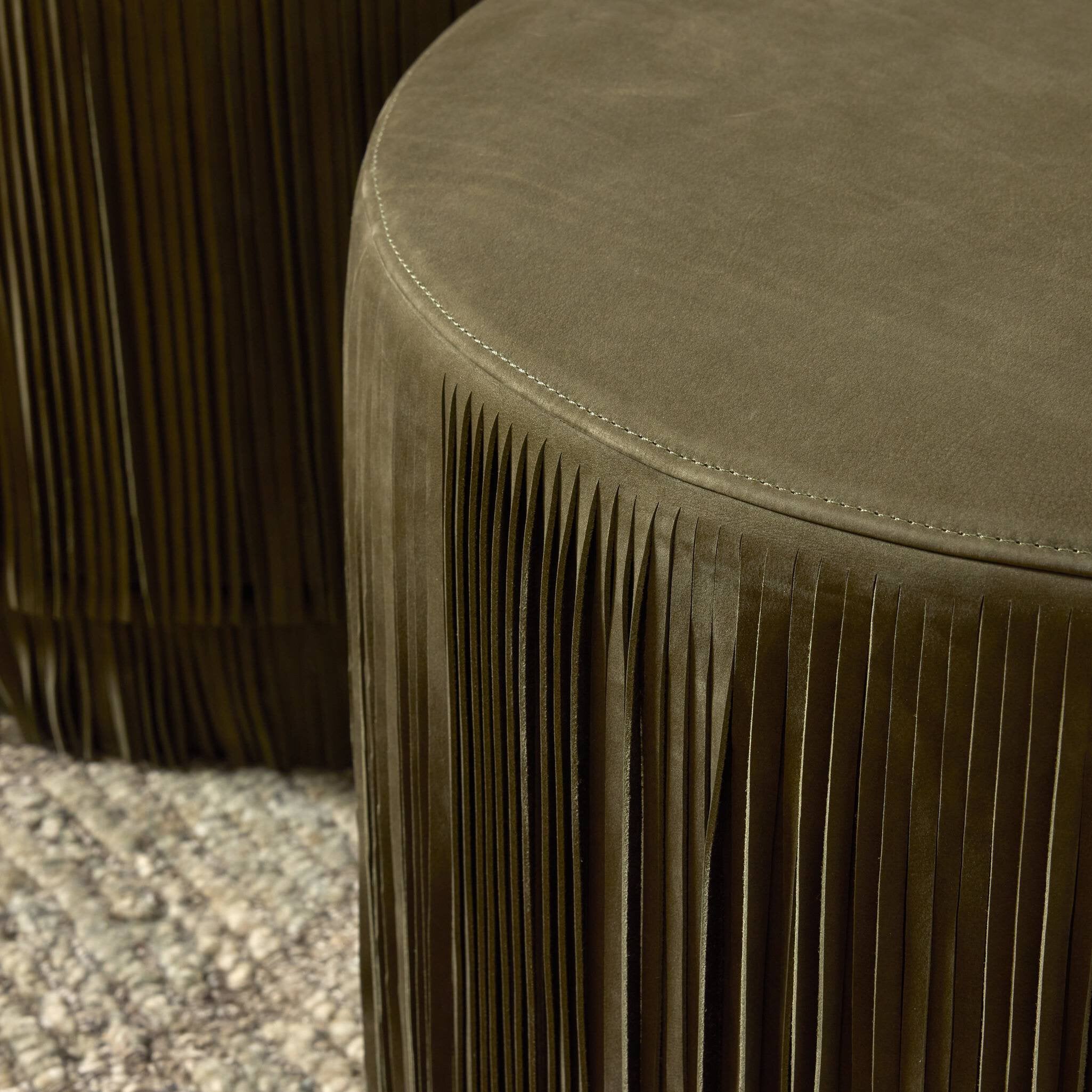 Rooney Ottoman FURNITURE - ottoman Four Hands