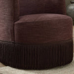 Aurora Fringe Swivel Chair FURNITURE - chairs Four Hands